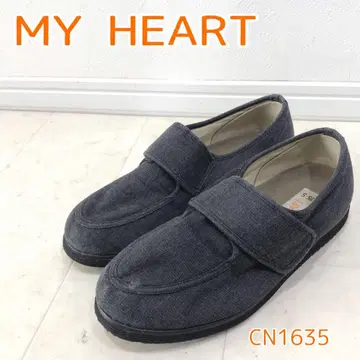 MY HEART 편안함 간호화 패브릭 슬립온 로퍼