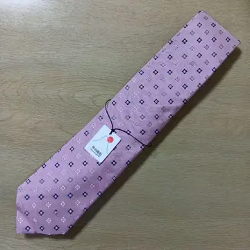 새 상품 DURBAN 기하학 무늬 넥타이 MADE IN JAPAN