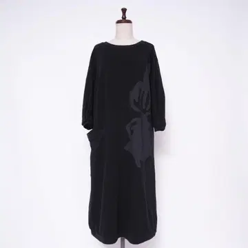 Moomin x apart of me. 롱 원피스 블랙 F *CD1367