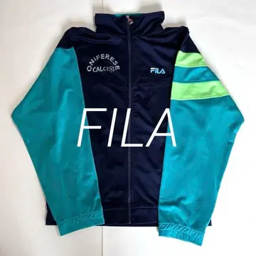 FILA 트랙 자켓 저지 풀 집업