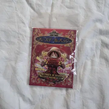 [미개봉] ONE PIECE 원피스 루피 벌스데이 캔뱃지