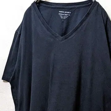 바나나리퍼블릭 무지 티셔츠 블랙 L 구제 의류