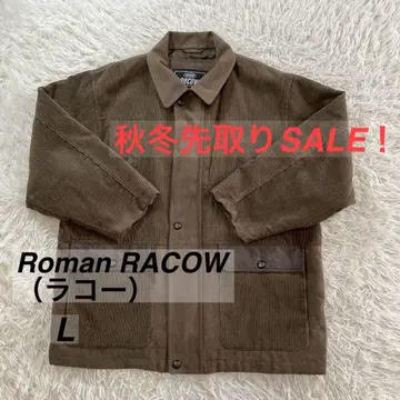 Roman RACOW 헌팅 자켓 패딩 자켓 코듀로이 스텐 칼라