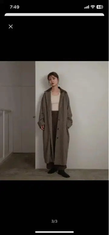 i am official lawgy eaphi coat 체크 코트