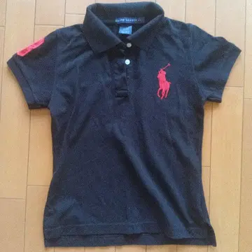 Ralph Lauren 블랙 폴로 셔츠 3 자수