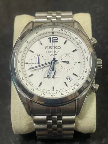SEIKO 크로노그래프 6T63-00J0 화이트