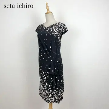 seta ichiro 도트 디자인 원피스 일본제