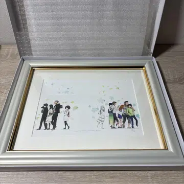 그 꽃 여기 소리치다 액자 캐릭터 파인 그래프