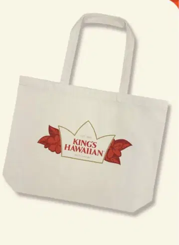 KING'S HAWAIIAN 크라운 로고 토트백