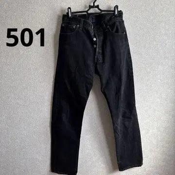 리바이스 501 블랙 데님
