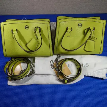 MICHAEL KORS 라임그린 2way 백 2개 세트