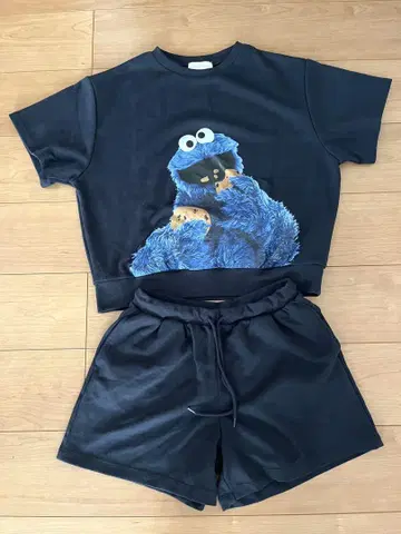 스나이델 홈 [SESAME STREET] LADYS 맨투맨 셋업