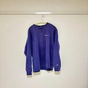 챔피온 크루넥 트레이닝복 XL 보라색