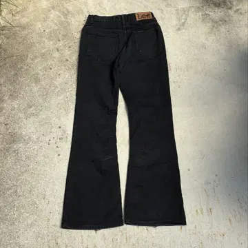 70s Lee 빈티지 플레어 데님 블랙 자수 택 Lot202