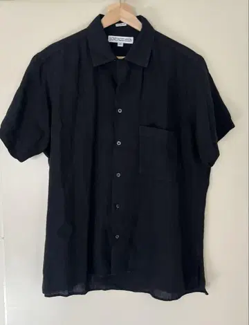 individualized shirts 오픈 카라 셔츠 린넨 반팔