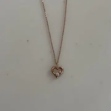 하트 모양 펜던트 목걸이 BLOOM