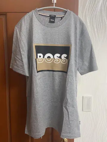 BOSS 그레이 티셔츠 XL