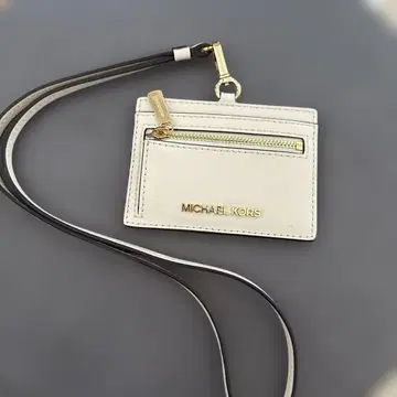 MICHAEL KORS 화이트 카드 케이스