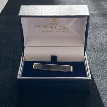 BENSON & CLEGG 실버 넥타이핀