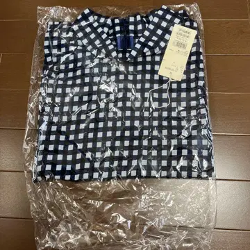 이네드의 깅엄 체크 슬리브리스 셔츠