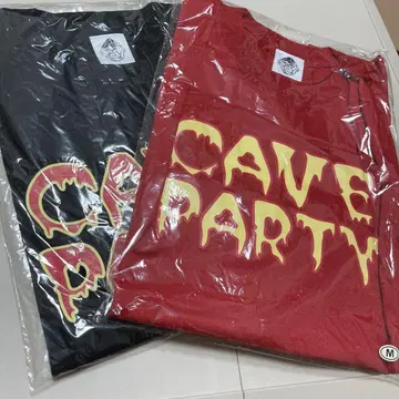 더 크로마니온즈 CAVE PARTY 티셔츠 2종 세트 M
