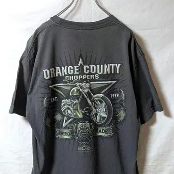 ORANGE COUNTY CHOPPERS 불독 바이크 티셔츠