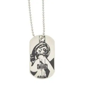 GUITAR GIRL 공 체인 목걸이