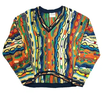 쿠지 COOGI 스웨터 3D 니트 오버 사이즈 10-24100801