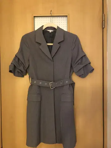 MOUSSY 벨트 스트라이프 미니 원피스 사이즈 2