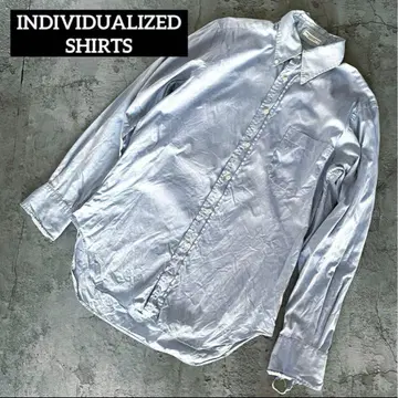 INDIVIDUALIZED SHIRTS 데미지 가공 버튼 다운 셔츠