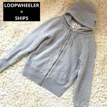 LOOPWHEELER 루프 휠러 SHIPS 쉽스 지퍼 후드티
