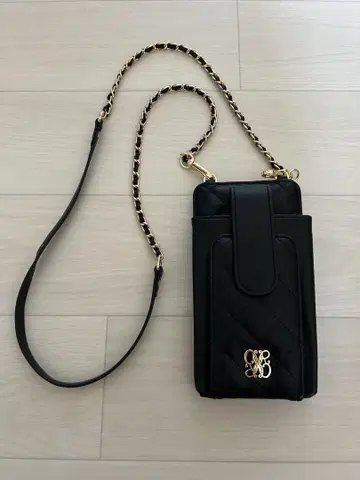 RANDA 스마트폰 숄더백 블랙