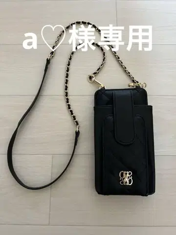 RANDA 스마트폰 숄더백 블랙