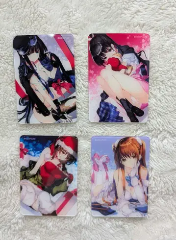 WHITE ALBUM2 카페 아크릴 브로마이드 4개 세트