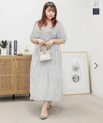CLETTE 오리지널 카슈쿨 스트라이프 원피스