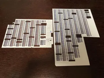 버스 컬렉션 교토시 교통국 행선지 스티커 신막