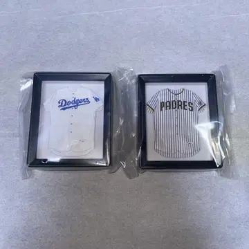 MLB 유니폼 프레임 마그넷 다저스 패드레스 2개 세트