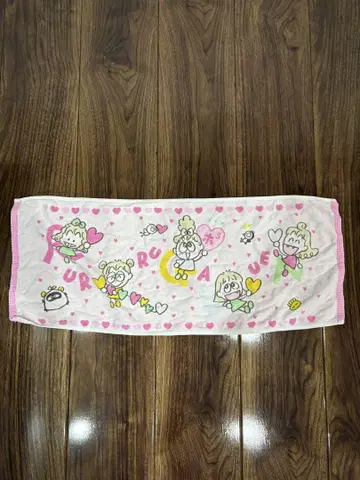 루루루 학원 페이스 타월 귀중한 레어 핑크