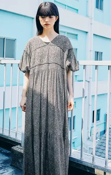 MODE NORM CORE 2WAY 맥시 프린트 원피스 니코앤드