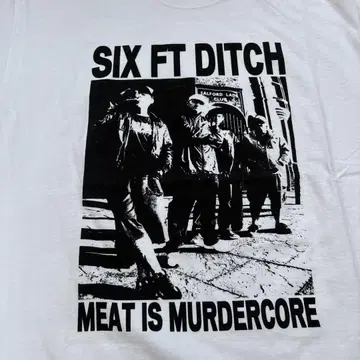 SIX FT DITCH 하드코어 티셔츠