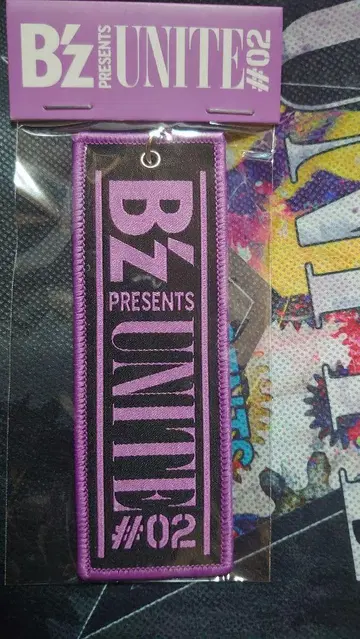 B'z UNITE #02 굿즈 플라이트 택 퍼플 미개봉 새상품