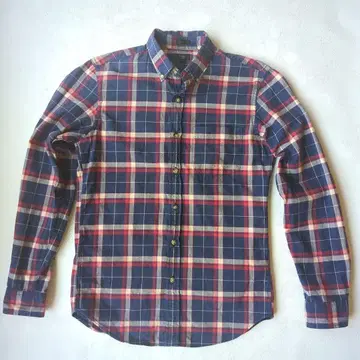 J.CREW 옥스퍼드 셔츠 US S 사이즈 파랑 빨간색 체크 빈티지