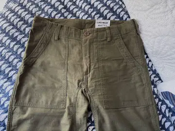 야에카 LIKE WEAR 워크 팬츠 올리브