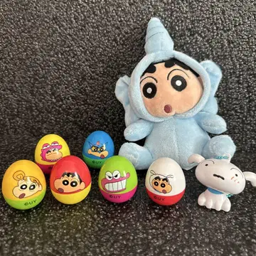 크레용 신짱 봉제 인형 코끼리 시로 키링 묶음 판매 세트 판매