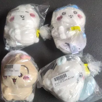 치이카와 봉제 인형 스크런치 4종 세트
