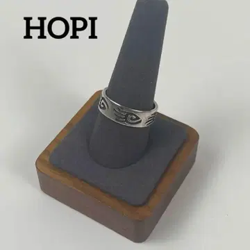 HOPI 호피 베어 클로 오버레이 실버 반지 22호 스털링