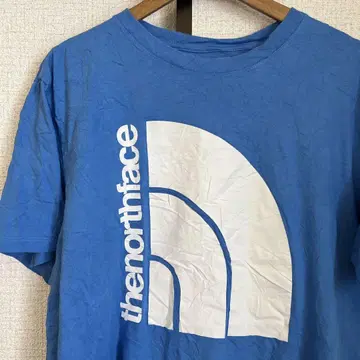 The North Face 로고 티셔츠 파랑