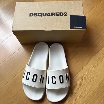DSQUARED2 ICON 샌들 사이즈 43 화이트