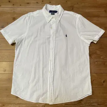Ralph Lauren 반팔 셔츠 화이트