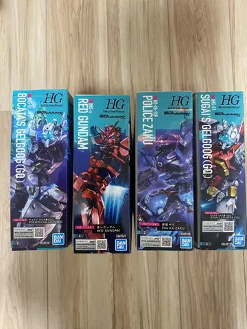 HG 건담 프라모델 4종 세트